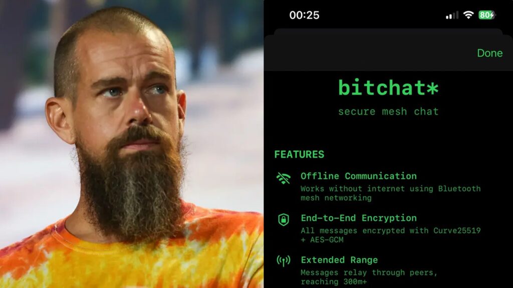 Twitter Co-Founder Launches Bitchat: Encrypted Chat App without WiFi or Mobile Data